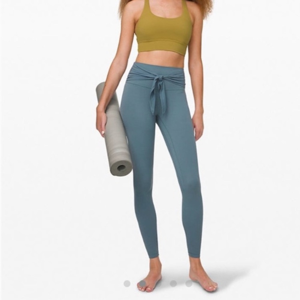 Rare Lululemon Align Leggings- Charcoal Blue